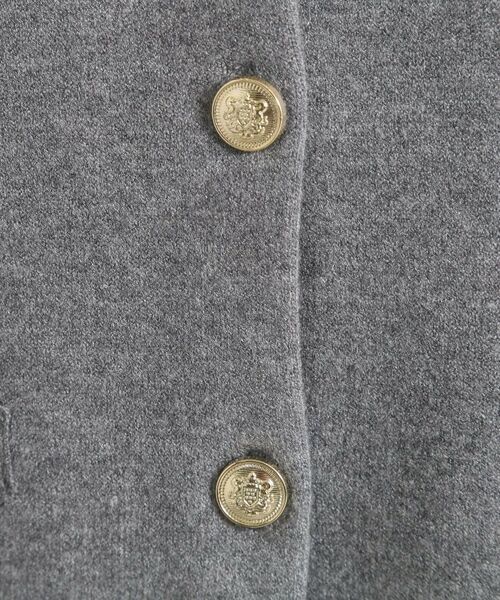 ITS'DEMO / イッツデモ ノーカラージャケット | 【手洗い可】ニットジャケット | 詳細14