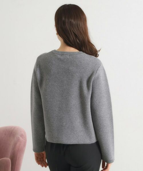 ITS'DEMO / イッツデモ ノーカラージャケット | 【手洗い可】ニットジャケット | 詳細17