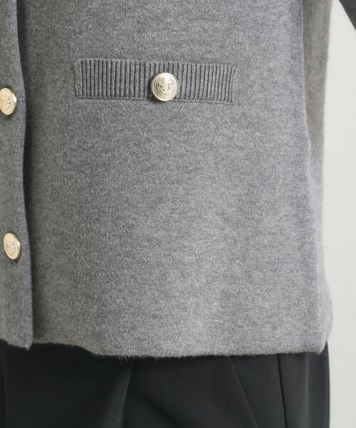 ITS'DEMO / イッツデモ ノーカラージャケット | 【手洗い可】ニットジャケット | 詳細21