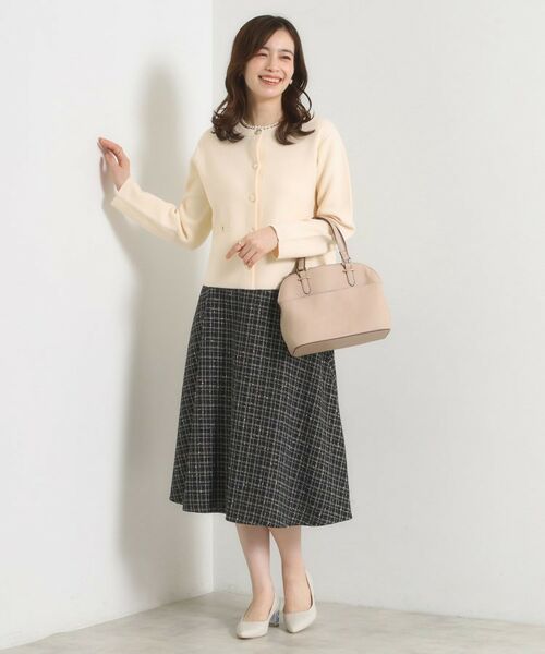 ITS'DEMO / イッツデモ ノーカラージャケット | 【手洗い可】ニットジャケット | 詳細4