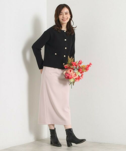 ITS'DEMO / イッツデモ ノーカラージャケット | 【手洗い可】ニットジャケット | 詳細9