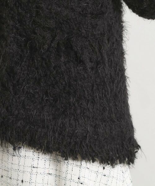 ITS'DEMO / イッツデモ ノーカラージャケット | ファンシーヤーンニットジャケット | 詳細15