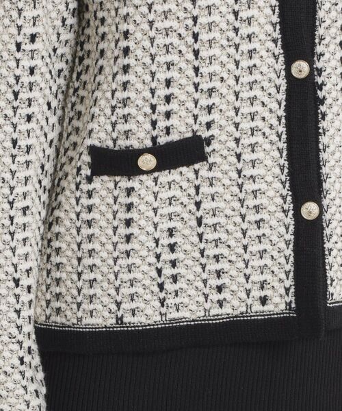 ITS'DEMO / イッツデモ ノーカラージャケット | 【手洗い可】ラメツイードニットジャケット | 詳細20