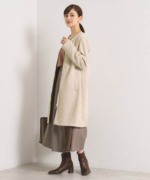 ITS'DEMO / イッツデモ その他アウター | カットスエード調コート | 詳細4