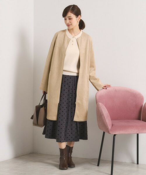 ITS'DEMO / イッツデモ その他アウター | カットスエード調コート | 詳細7