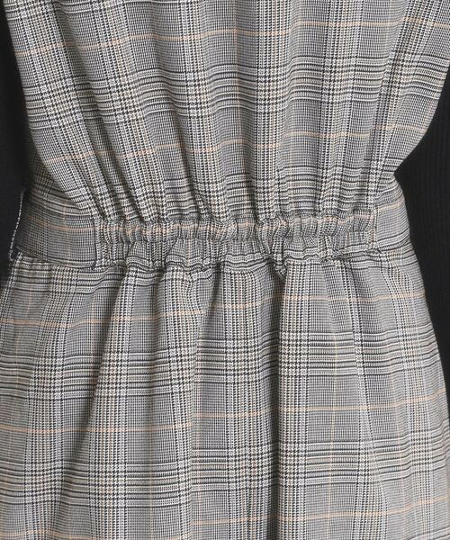 ITS'DEMO / イッツデモ ミニ丈・ひざ丈ワンピース | 【手洗い可】チェック柄ジャンスカ | 詳細20