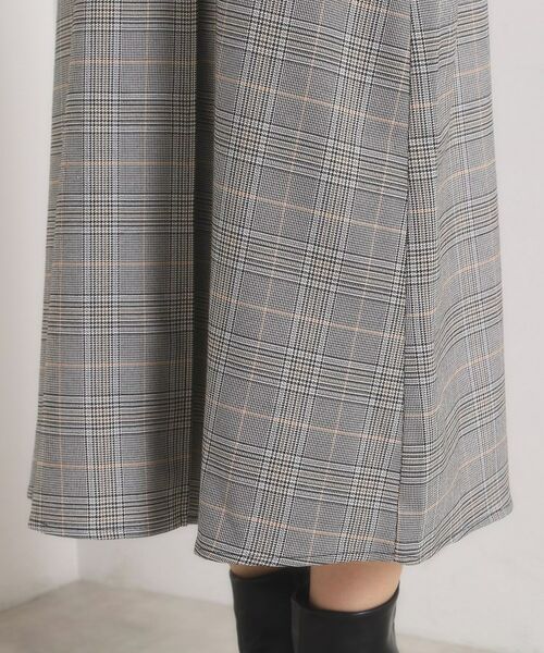 ITS'DEMO / イッツデモ ミニ丈・ひざ丈ワンピース | 【手洗い可】チェック柄ジャンスカ | 詳細21