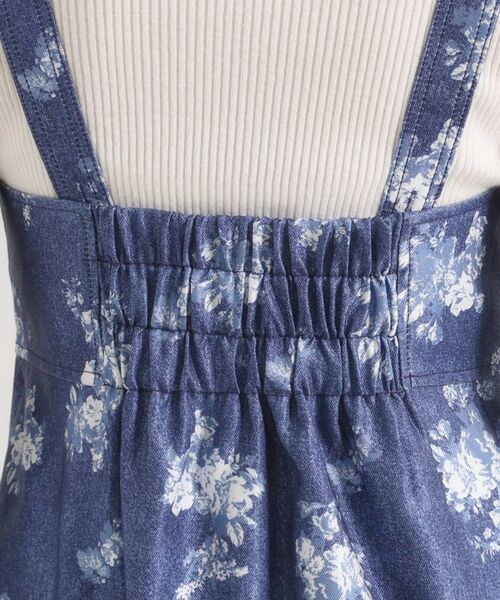 ITS'DEMO / イッツデモ ミニ丈・ひざ丈ワンピース | 【手洗い可】デニム風ジャンスカ | 詳細18