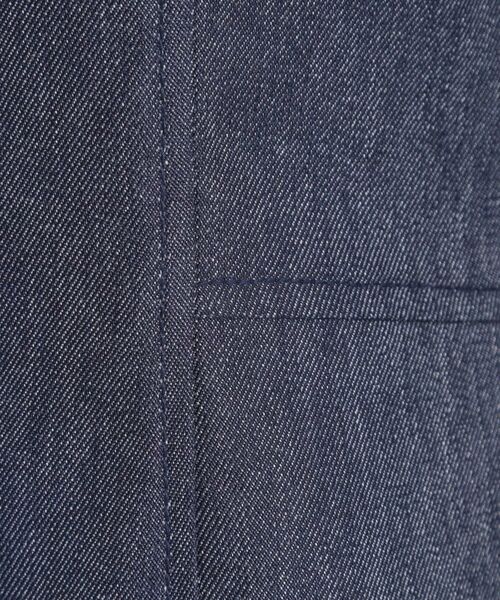 ITS'DEMO / イッツデモ ミニ丈・ひざ丈ワンピース | 【手洗い可】デニム風ジャンスカ | 詳細8