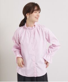 ITS'DEMO / イッツデモ シャツ・ブラウス | 【洗濯機OK】スタンドフリルブラウス