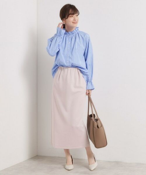 ITS'DEMO / イッツデモ シャツ・ブラウス | 【洗濯機OK】スタンドフリルブラウス | 詳細13