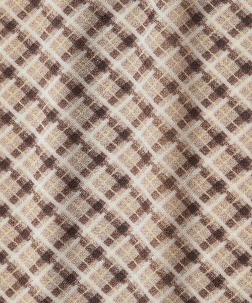 ITS'DEMO / イッツデモ シャツ・ブラウス | 【手洗い可／セットアップ可】チェックスタンドフリルブラウス | 詳細15