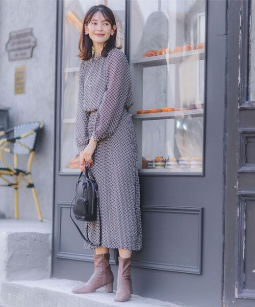 ITS'DEMO / イッツデモ シャツ・ブラウス | 【手洗い可／セットアップ可】チェックスタンドフリルブラウス | 詳細2