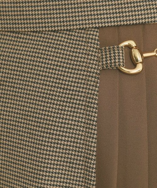 ITS'DEMO / イッツデモ ショート・ハーフ・半端丈パンツ | 【手洗い可】チェック切替ガウチョパンツ | 詳細12