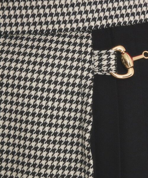 ITS'DEMO / イッツデモ ショート・ハーフ・半端丈パンツ | 【手洗い可】チェック切替ガウチョパンツ | 詳細8