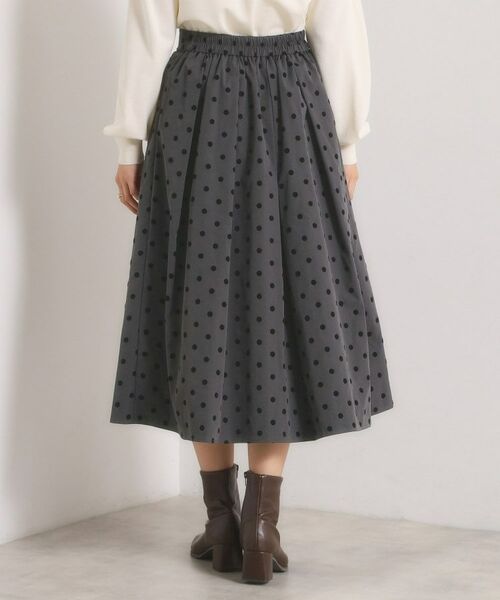 ITS'DEMO / イッツデモ スカート | 【手洗い可】フロッキードットスカート | 詳細18