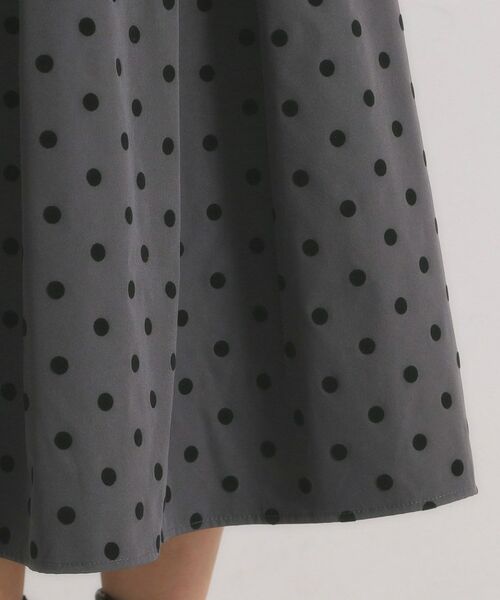 ITS'DEMO / イッツデモ スカート | 【手洗い可】フロッキードットスカート | 詳細21
