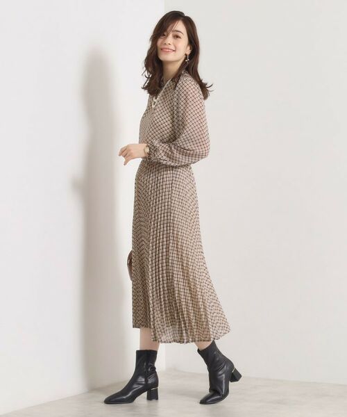 ITS'DEMO / イッツデモ スカート | 【手洗い可／セットアップ可】チェックプリーツスカート | 詳細12