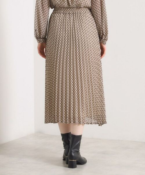 ITS'DEMO / イッツデモ スカート | 【手洗い可／セットアップ可】チェックプリーツスカート | 詳細16