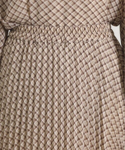 ITS'DEMO / イッツデモ スカート | 【手洗い可／セットアップ可】チェックプリーツスカート | 詳細17