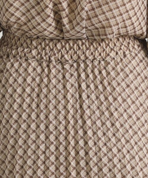 ITS'DEMO / イッツデモ スカート | 【手洗い可／セットアップ可】チェックプリーツスカート | 詳細18