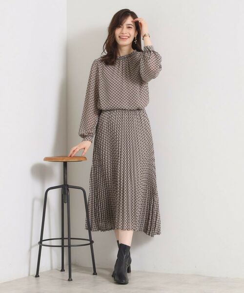 ITS'DEMO / イッツデモ スカート | 【手洗い可／セットアップ可】チェックプリーツスカート | 詳細4