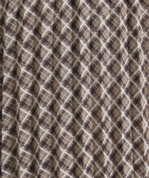 ITS'DEMO / イッツデモ スカート | 【手洗い可／セットアップ可】チェックプリーツスカート | 詳細5