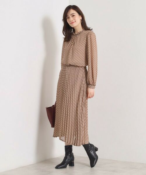 ITS'DEMO / イッツデモ スカート | 【手洗い可／セットアップ可】チェックプリーツスカート | 詳細8