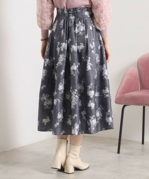 ITS'DEMO / イッツデモ スカート | 【手洗い可／ウエストゴム】フロントジップデニム風スカート | 詳細17