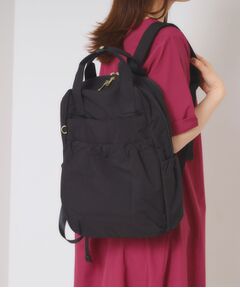 ITS'DEMO / イッツデモ リュック・バックパック | 【A4／11ポケット】ふんわり軽量撥水リュック