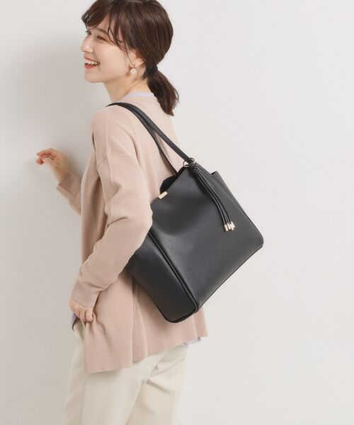 ITS'DEMO / イッツデモ トートバッグ | 【通勤】タッセル付き変形A4トート | 詳細1