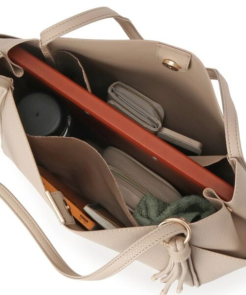 ITS'DEMO / イッツデモ トートバッグ | 【通勤】タッセル付き変形A4トート | 詳細21