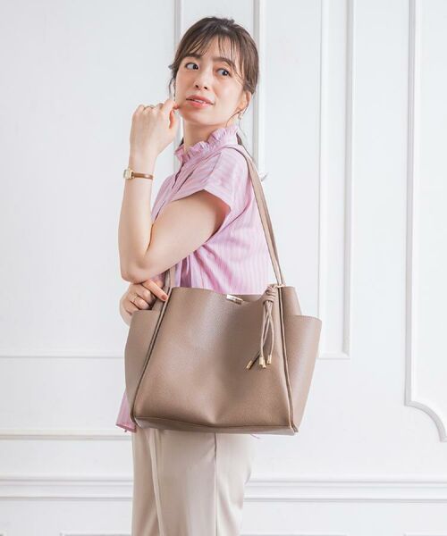 ITS'DEMO / イッツデモ トートバッグ | 【通勤】タッセル付き変形A4トート | 詳細5