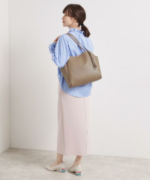 ITS'DEMO / イッツデモ トートバッグ | 【通勤】タッセル付き変形A4トート | 詳細7