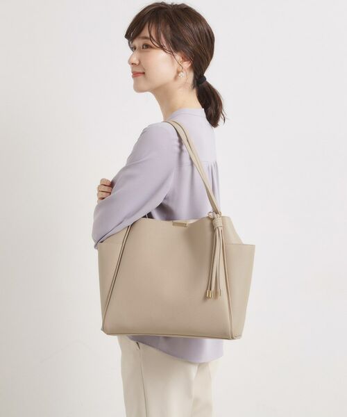 ITS'DEMO / イッツデモ トートバッグ | 【通勤】タッセル付き変形A4トート | 詳細8