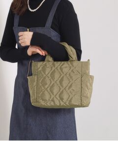 ITS'DEMO / イッツデモ トートバッグ | 【7ポケット】キルト2WAYトート