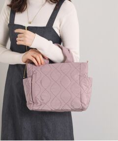 ITS'DEMO / イッツデモ トートバッグ | 【7ポケット】キルト2WAYトート