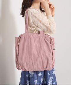 ITS'DEMO / イッツデモ トートバッグ | 【A4対応】コーデュロイ巾着トート