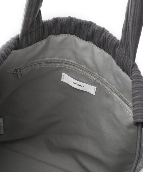 ITS'DEMO / イッツデモ トートバッグ | 【A4対応】コーデュロイ巾着トート | 詳細18