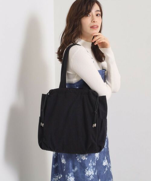 ITS'DEMO / イッツデモ トートバッグ | 【A4対応】コーデュロイ巾着トート | 詳細4