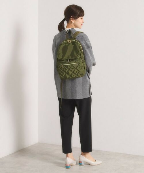 ITS'DEMO / イッツデモ リュック・バックパック | 【10ポケット／A4】収納アドバイザーキルトリュック | 詳細4