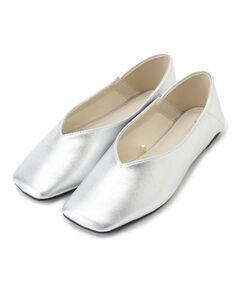 ITS'DEMO / イッツデモ フラットシューズ | 【3E対応】スクエアフラットシューズ