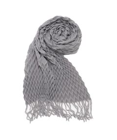 ITS'DEMO / イッツデモ マフラー・ショール・スヌード・ストール | 【手洗い可】ダイヤプリーツ無地ストール