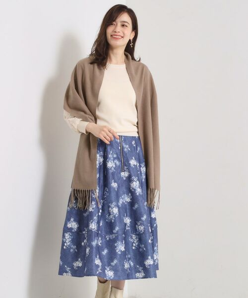 ITS'DEMO / イッツデモ マフラー・ショール・スヌード・ストール | 【8色／洗濯可】クリーミータッチ40幅無地ストール | 詳細5