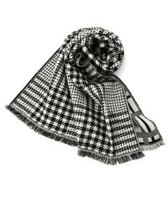 ITS'DEMO / イッツデモ マフラー・ショール・スヌード・ストール | 【手洗い可】ラメチェック切替ストール