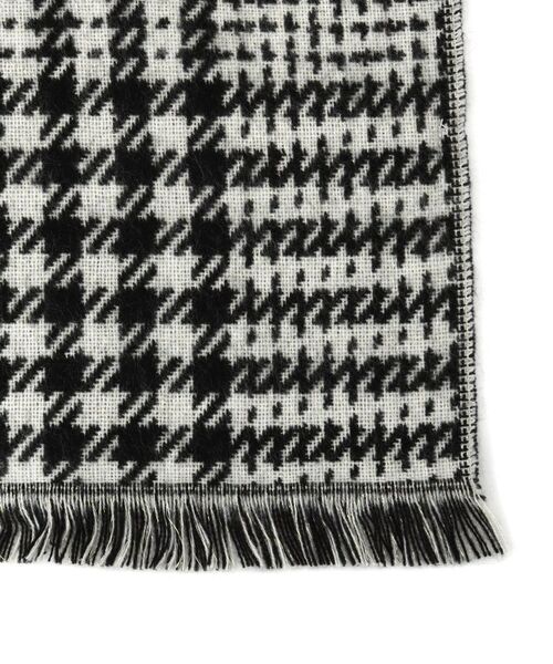 ITS'DEMO / イッツデモ マフラー・ショール・スヌード・ストール | 【手洗い可】ラメチェック切替ストール | 詳細3