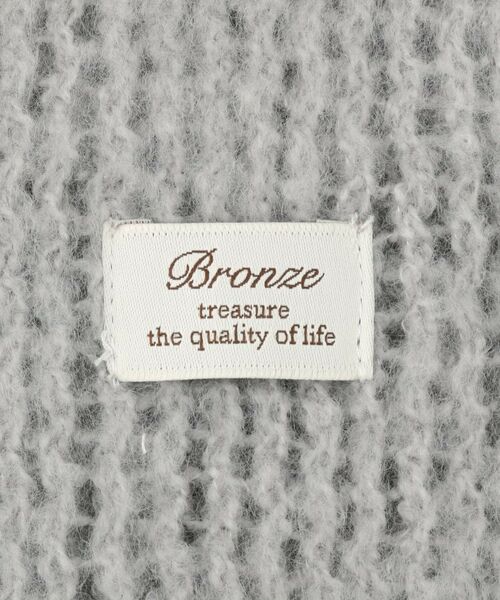 ITS'DEMO / イッツデモ マフラー・ショール・スヌード・ストール | 【手洗い可】リブラッセル無地ストール | 詳細4