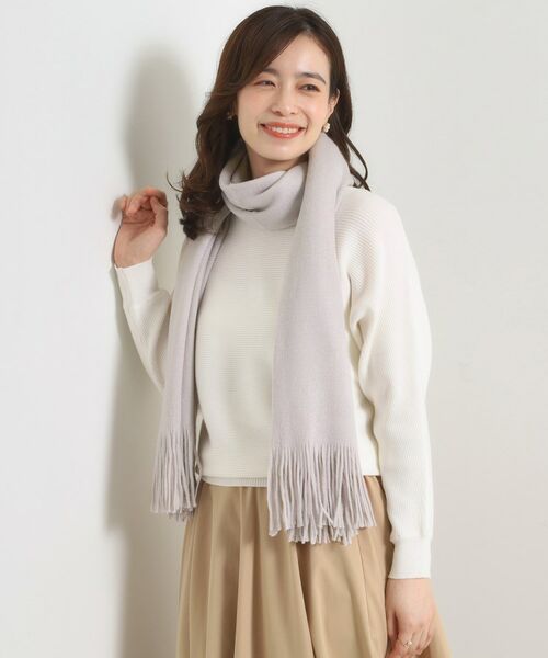ITS'DEMO / イッツデモ マフラー・ショール・スヌード・ストール | 【手洗い可】アクリルニットシャギーストール | 詳細6