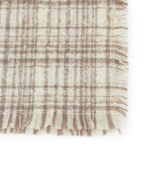 ITS'DEMO / イッツデモ マフラー・ショール・スヌード・ストール | 【手洗い可】ラメツイード風チェックストール | 詳細3