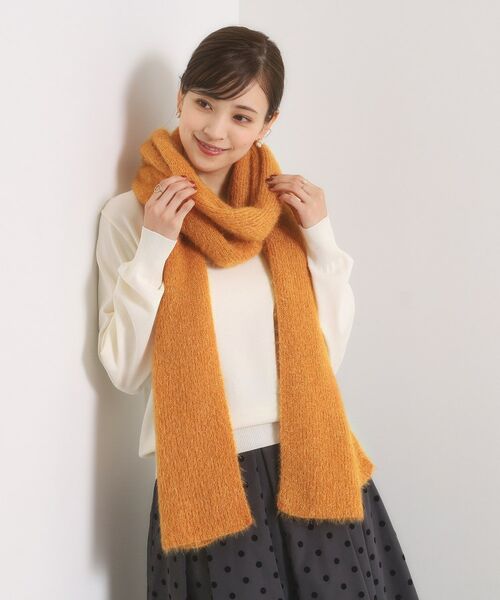 ITS'DEMO / イッツデモ マフラー・ショール・スヌード・ストール | 【手洗い可】艶ニットマフラー | 詳細4